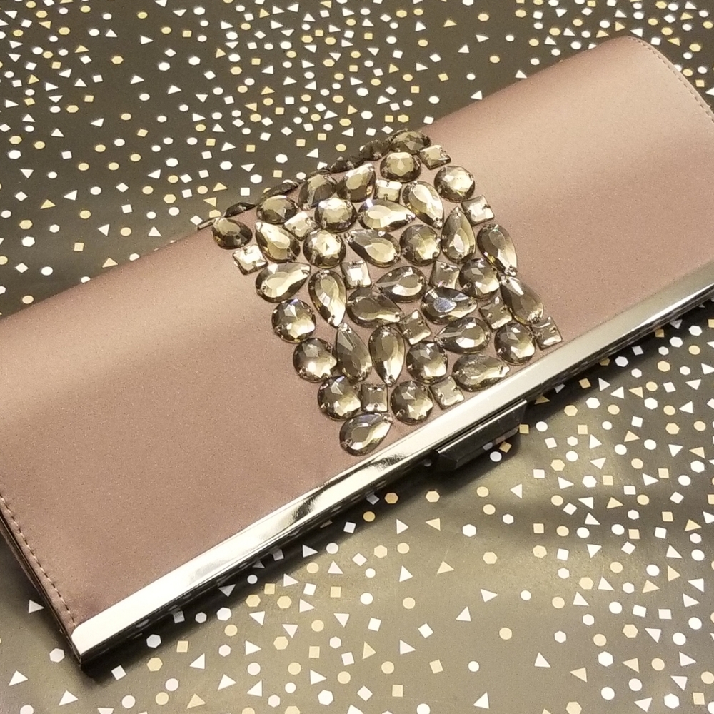 Evening Clutch with studs application. New.